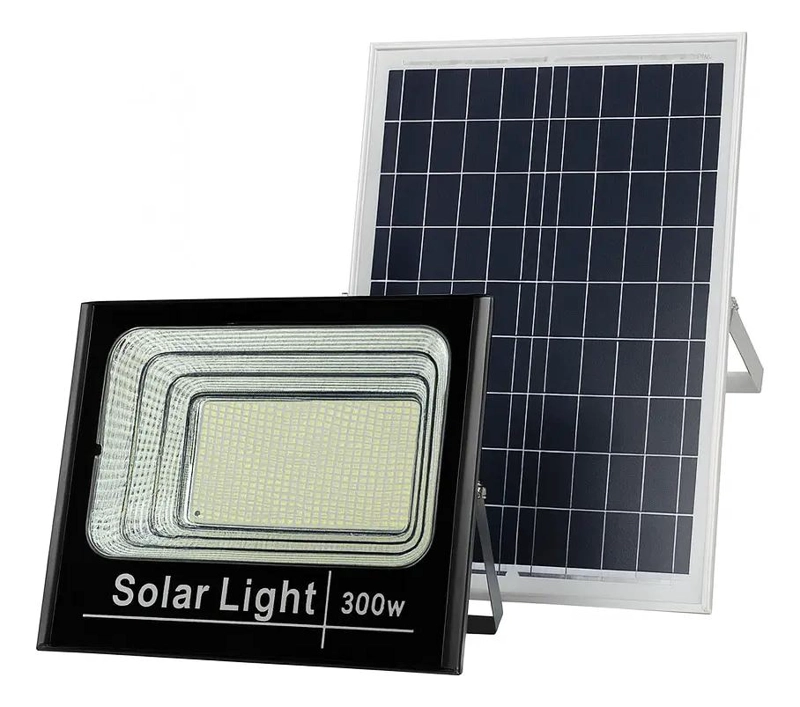 FOCO SOLAR 300W CON PANEL Y CONTROL PARA EXTERIOR IP66 - 1