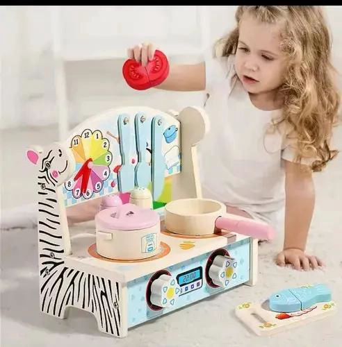 COCINA DE MADERA PARA NIÑOS ESTILO MONTESSORI - 2