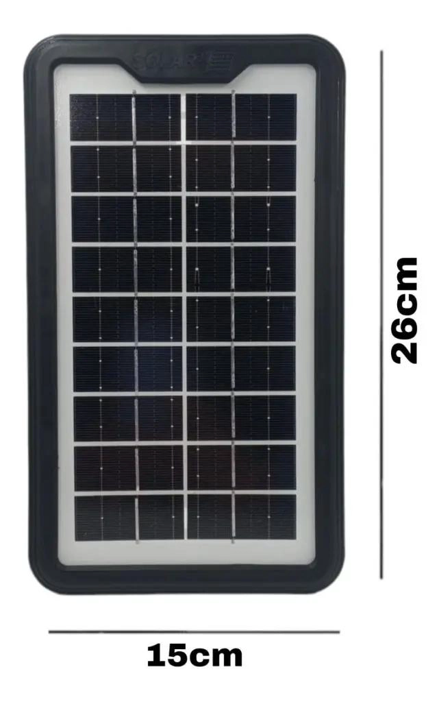 KIT DE CAMPING SOLAR CON 3 AMPOLLETAS Y LINTERNA - 5