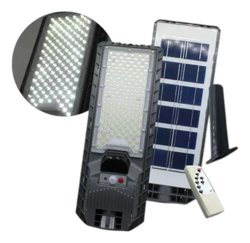 LAMPARA SOLAR LED 600W CON CONTROL REMOTO - 4