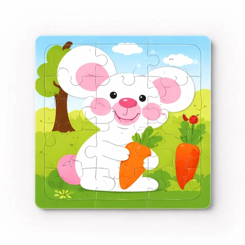 PACK 10 ROMPECABEZAS DE MADERA PARA NIÑOS - 4