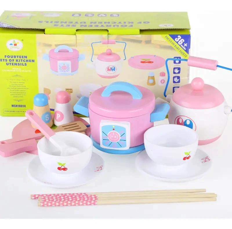 SET DE OLLAS ASIATICAS CON UTENSILIOS DE MADERA PARA JUGU - 3