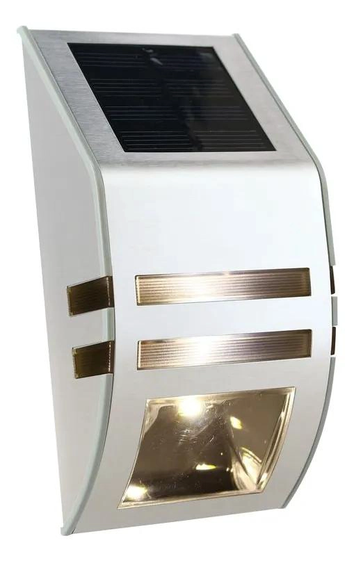 APLIQUE SOLAR EXTERIOR LED 0.2W LUZ CALIDA IP44 - 2
