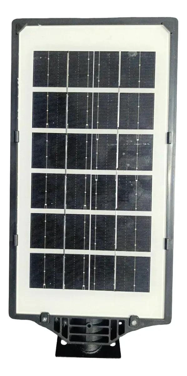 FOCO SOLAR LED 600W PARA EXTERIOR CON SOPORTE NEGRO - 4