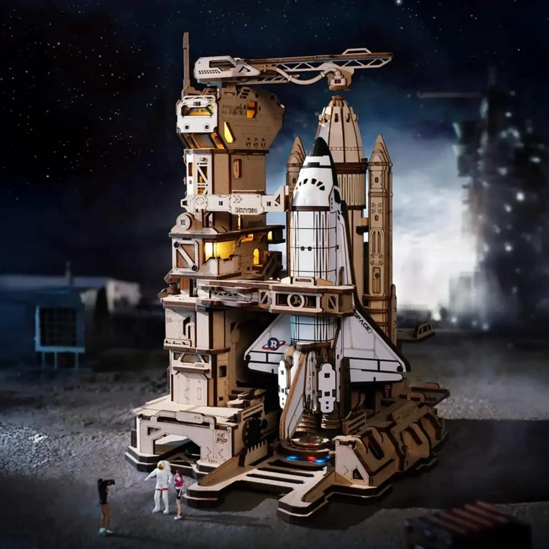 PUZZLE 3D DE MADERA TRANSBORDADOR ESPACIAL - 3