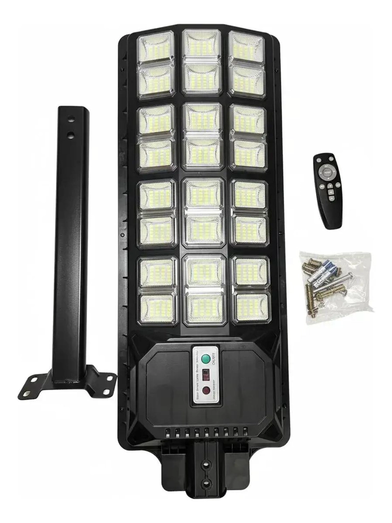 FOCO SOLAR LED 2000W CON SENSOR DE MOVIMIENTO Y CONTROL - 1