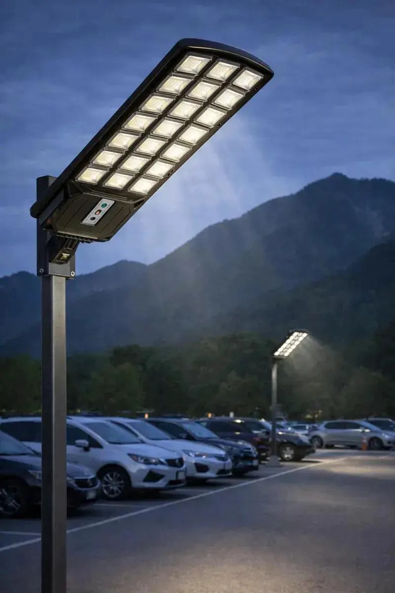 FOCO SOLAR LED 2000W CON SENSOR DE MOVIMIENTO Y CONTROL - 5