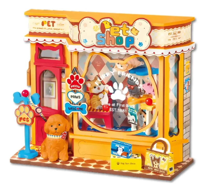 PUZZLE 3D TIENDA DE MASCOTAS PAWFECT - 1