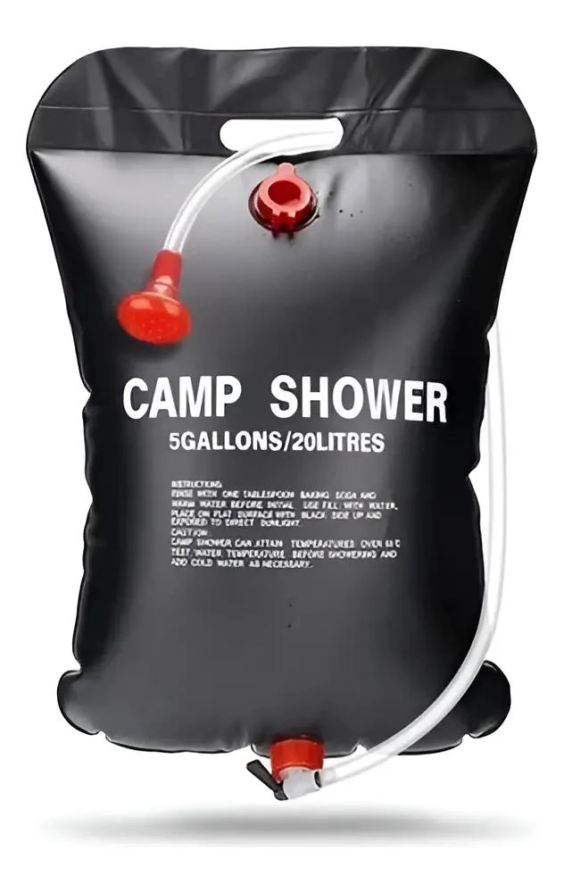 DUCHA PORTATIL COMPACTA PARA CAMPING Y PLAYA 20 L - 1