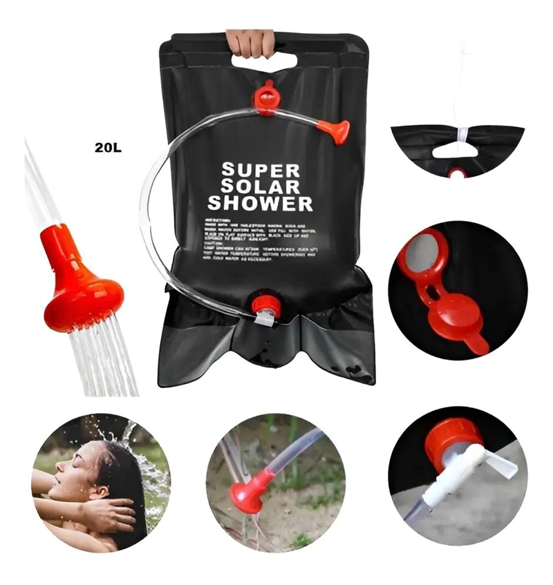 DUCHA PORTATIL COMPACTA PARA CAMPING Y PLAYA 20 L - 4