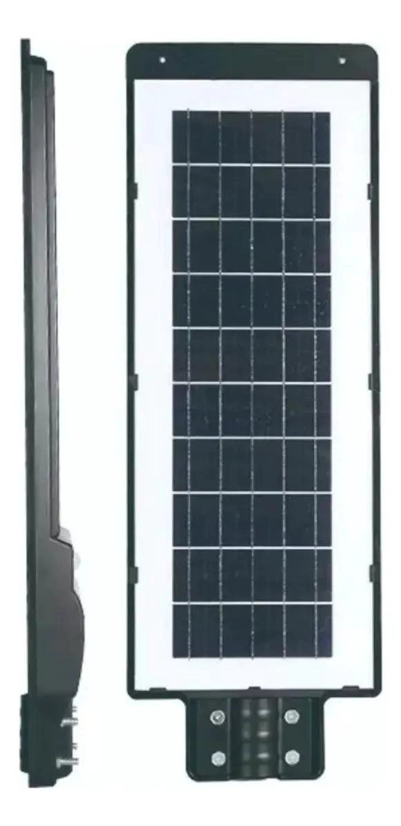 LAMPARA SOLAR LED PARA POSTE 400W NEGRA - 2