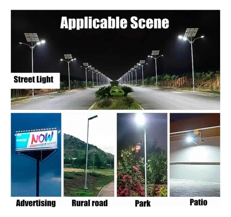 FOCO SOLAR LED 400W CON CONTROL REMOTO Y SENSOR DE MOV. - 2