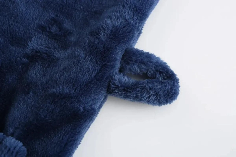 BATA DE BAÑO PARA CABALLEROS EN POLAR INVIERNO - 4