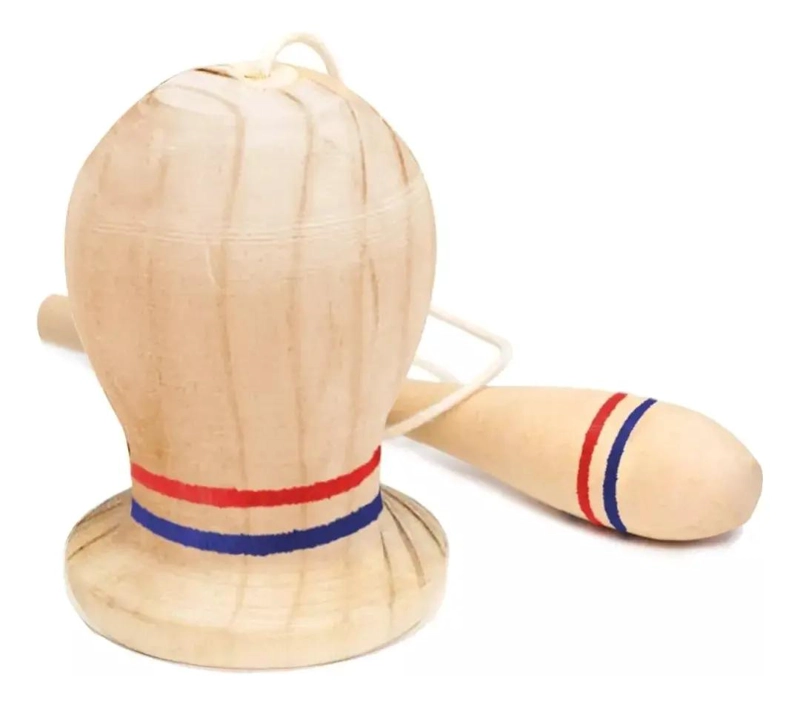 JUEGO TRADICIONAL DE EMBOQUE DE MADERA X5 - 2