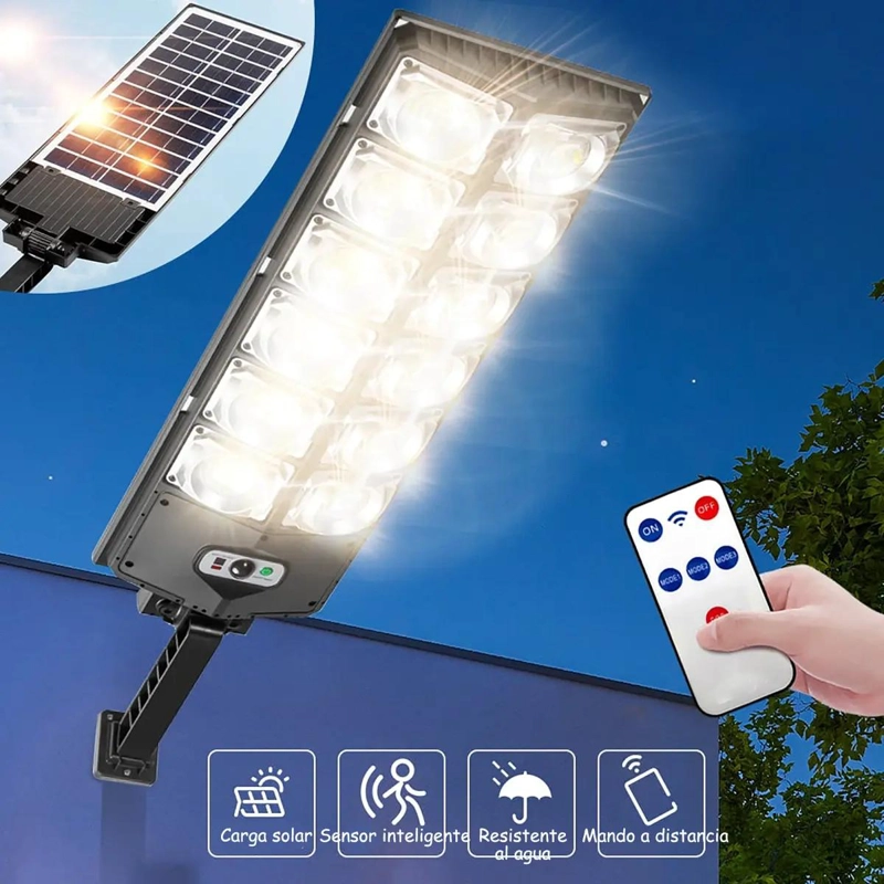 FOCO LED EXTERIOR CON SENSOR DE MOVIMIENTO 1000W - 2