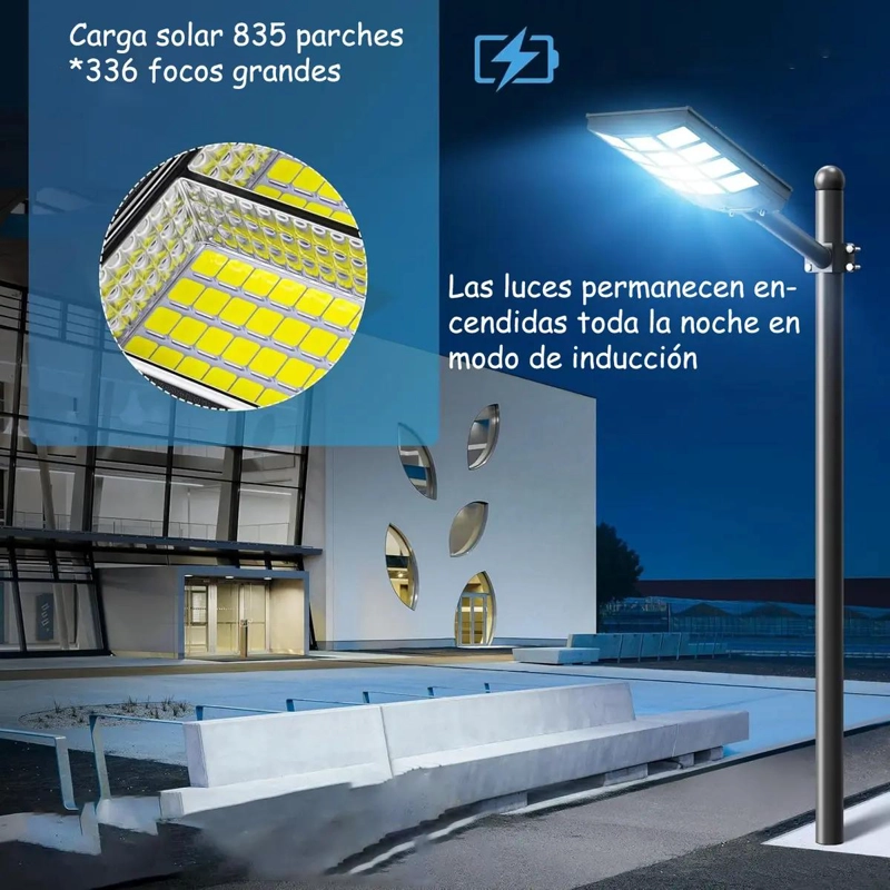 FOCO LED EXTERIOR CON SENSOR DE MOVIMIENTO 1000W - 4