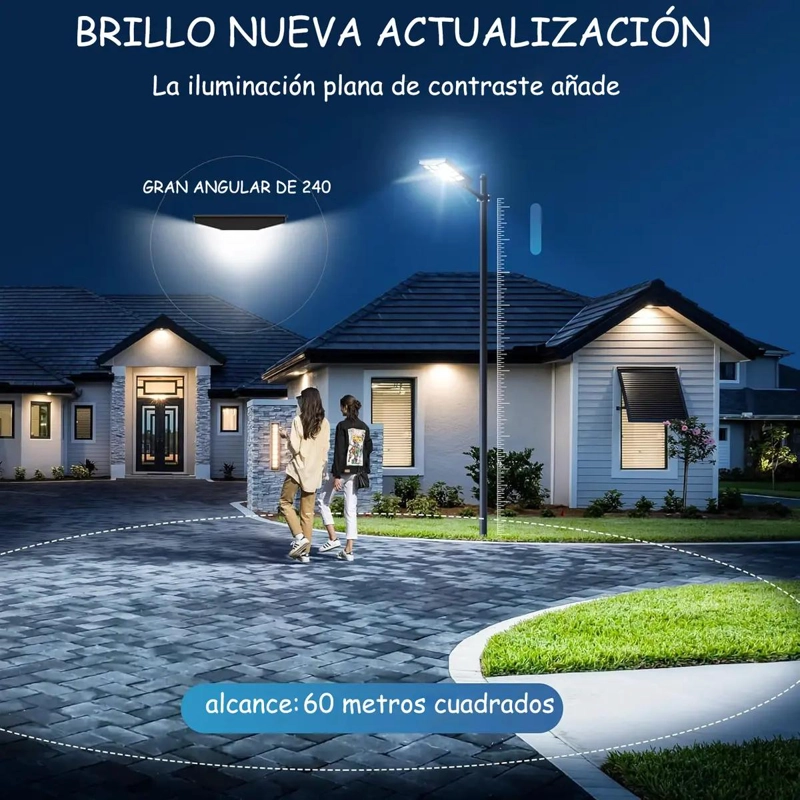 FOCO LED EXTERIOR CON SENSOR DE MOVIMIENTO 1000W - 5