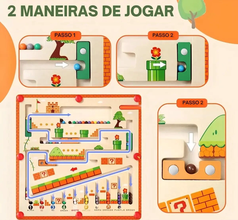 LABERINTO DIDACTICO MAGNE TICO MONTESSORI - 5