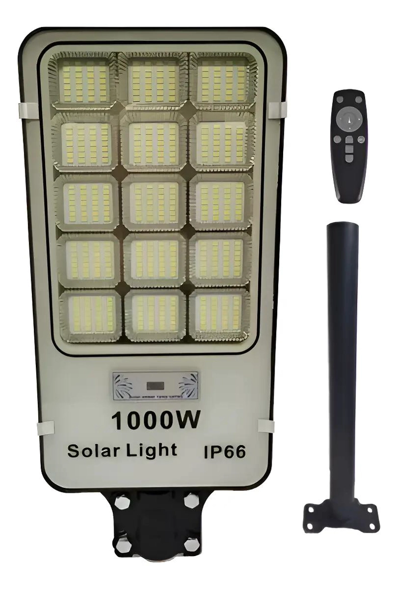 PACK 3 FOCOS SOLARES LED 1000W POTENTES PARA EXTERIOR - 1