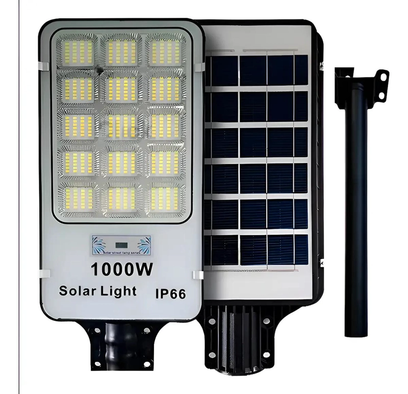PACK 2 FOCOS SOLARES EXTERIOR ALTA POTENCIA 1000W - 1
