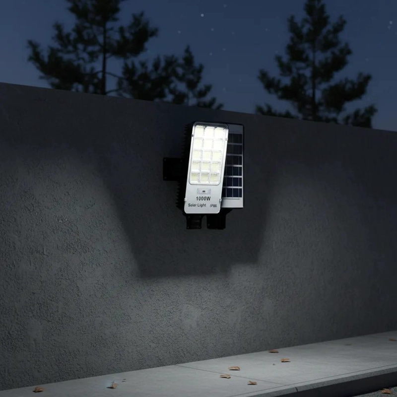 PACK 2 FOCOS SOLARES EXTERIOR ALTA POTENCIA 1000W - 5