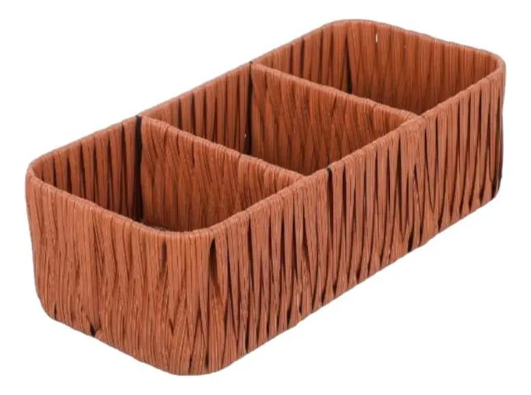 ORGANIZADOR MULTIUSO DE MIMBRE EN 4 COLORES - 1