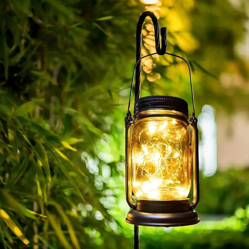 FAROL SOLAR LED PARA JARDIN LUZ CALIDA PACK 2 - 4
