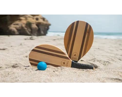 PALETA DE PLAYA HAWAIAN 42 CM CON 2 PELOTAS - 3
