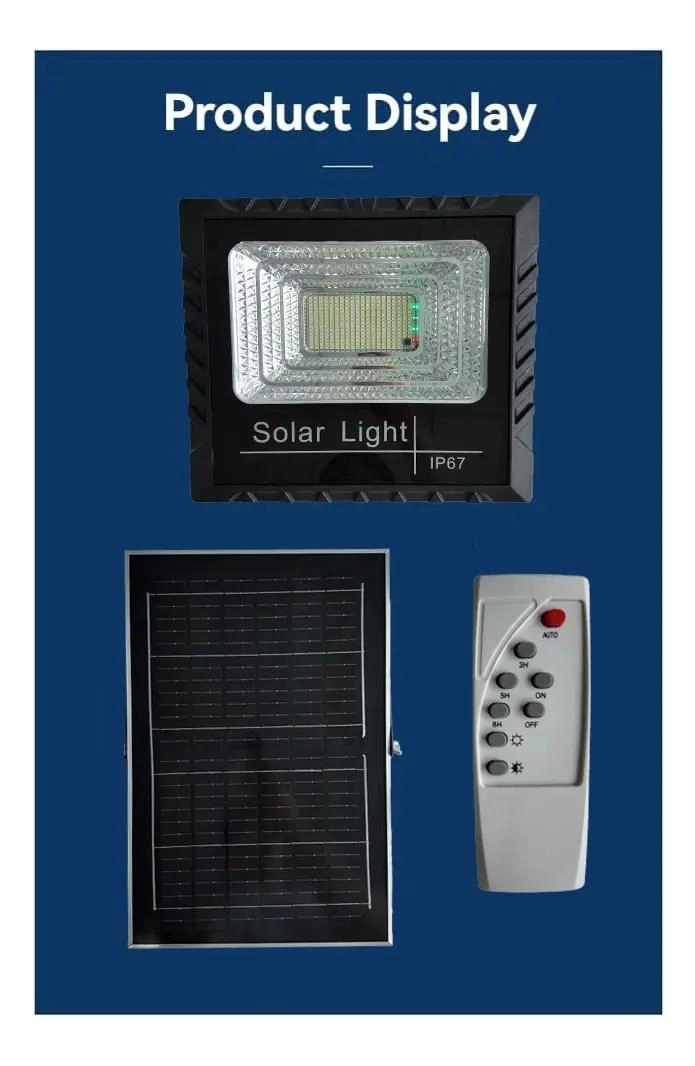 FOCO LED REFLECTOR SOLAR PARA EXTERIOR CON SOPORTE Y MAND - 3