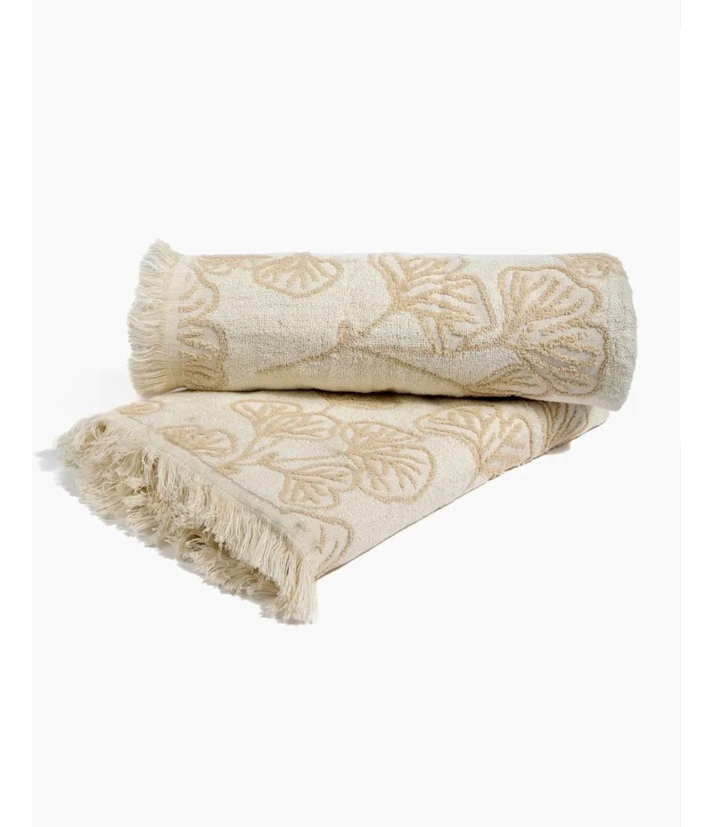 TOALLA MEDIANA DE ALGODON BEIGE - 4