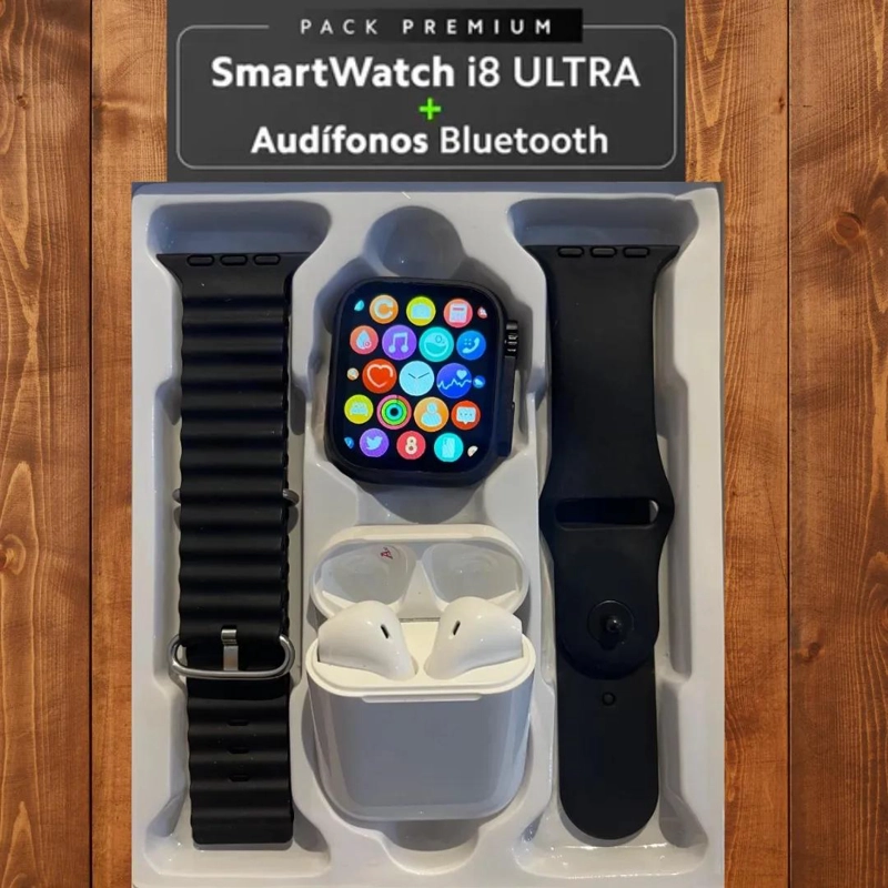 SMARTWATCH I8 ULTRA CON AURICULARES BLUETOOTH PARA IOS Y  - 4