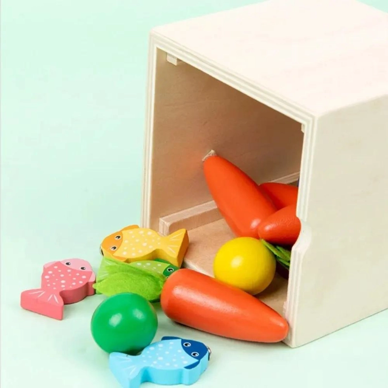 JUGUETE DIDACTICO MONTESSORI 5 EN 1 DE MADERA - 5