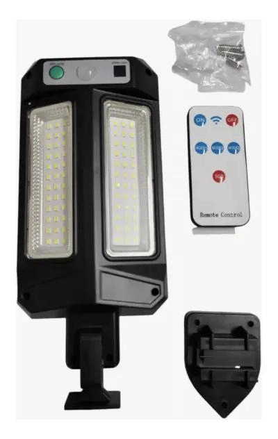 FOCO SOLAR LED 300W CON SENSOR DE MOVIMIENTO Y CONTROL - 4