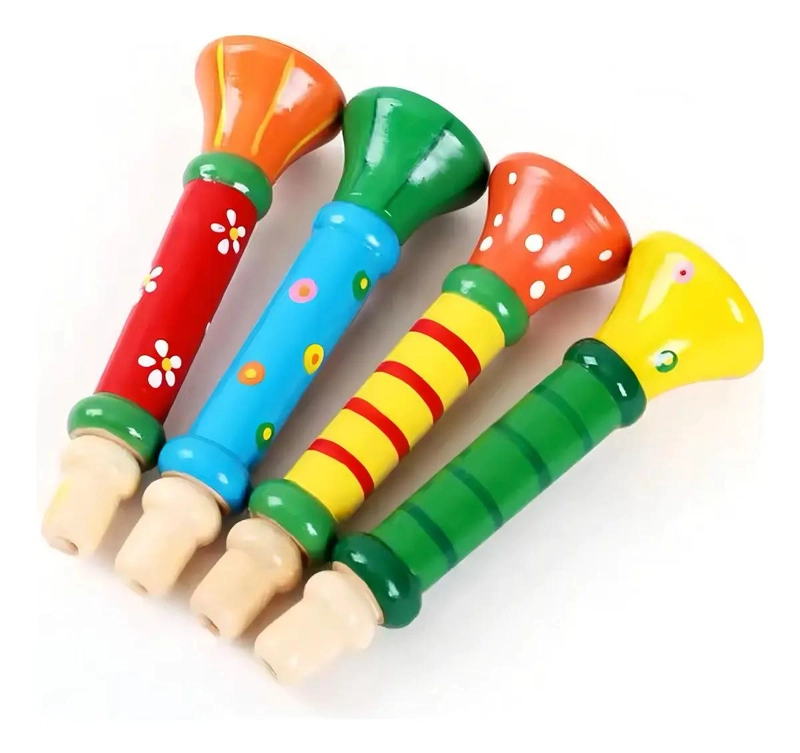 SET DE INSTRUMENTOS MUSICALES SENSORIALES DE MADERA PARA  - 4