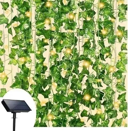 CORTINA SOLAR 3X3 M CON ENREDADERA ARTIFICIAL DECORATIVA - 1