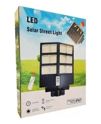 FOCO SOLAR LED EXTERIOR 600W 6500K IP67 CON CONTROL - 1
