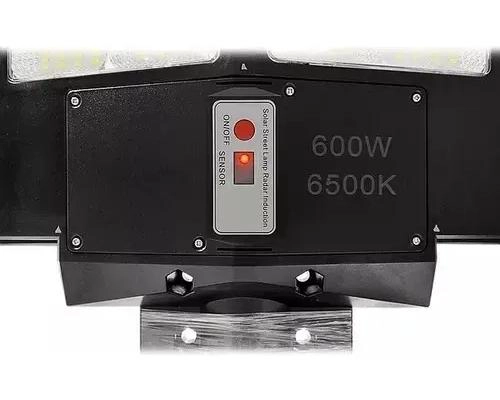 FOCO SOLAR LED EXTERIOR 600W 6500K IP67 CON CONTROL - 3