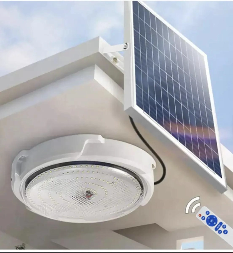 FOCO SOLAR INTERIOR REDONDO 500W CON PANEL Y CONTROL - 2