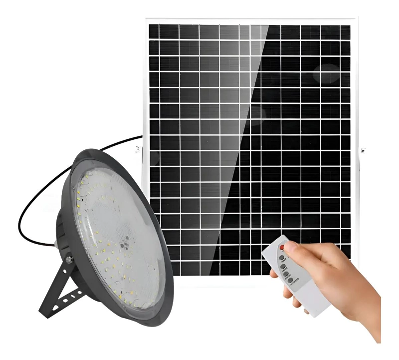 FOCO REFLECTOR SOLAR 200W PARA INTERIOR Y EXTERIOR - 1
