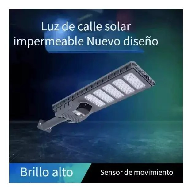 PACK 2 FOCOS SOLARES 500W RECARGABLES CON SENSOR - 2