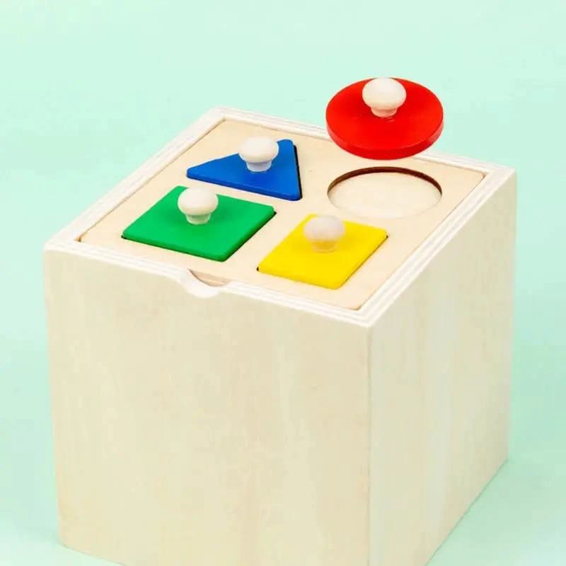 CUBO MONTESSORI 5 EN 1 DE MADERA PARA NIÑOS - 3