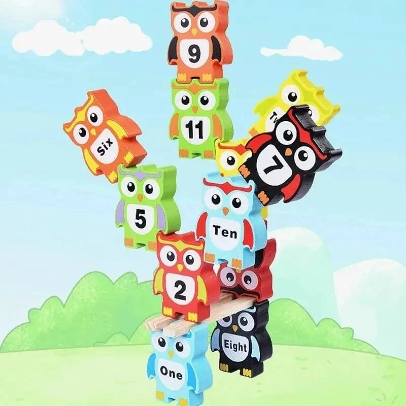 PUZZLE APILABLE DE MADERA DIDACTICO PARA NIÑOS - 2