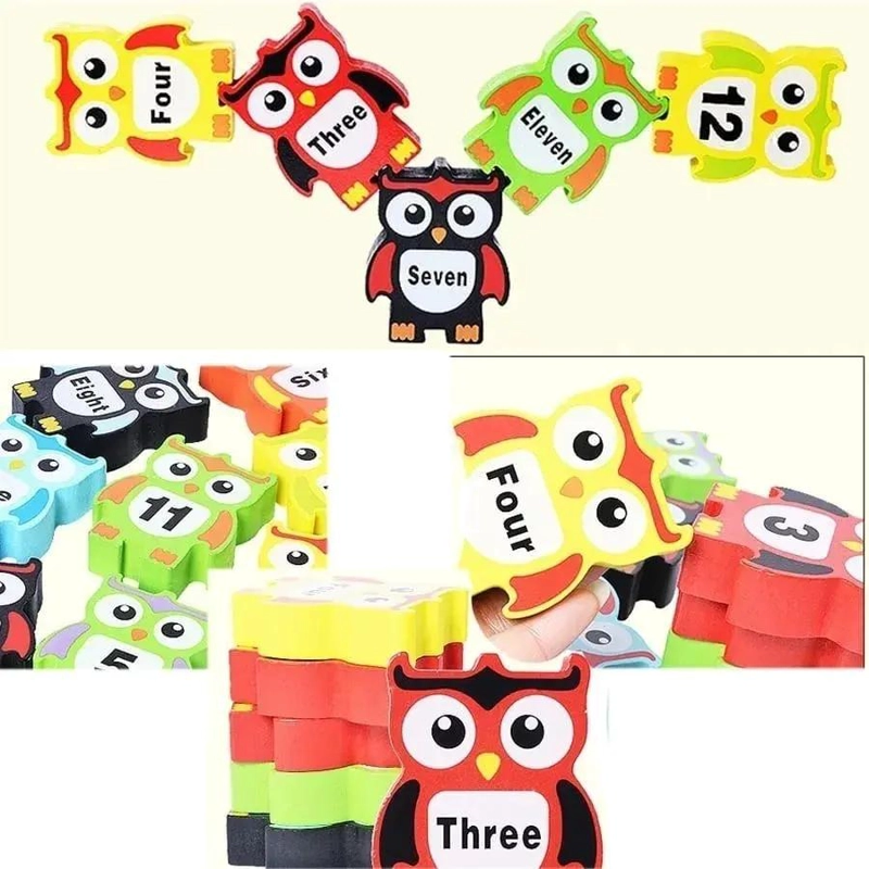 PUZZLE APILABLE DE MADERA DIDACTICO PARA NIÑOS - 4