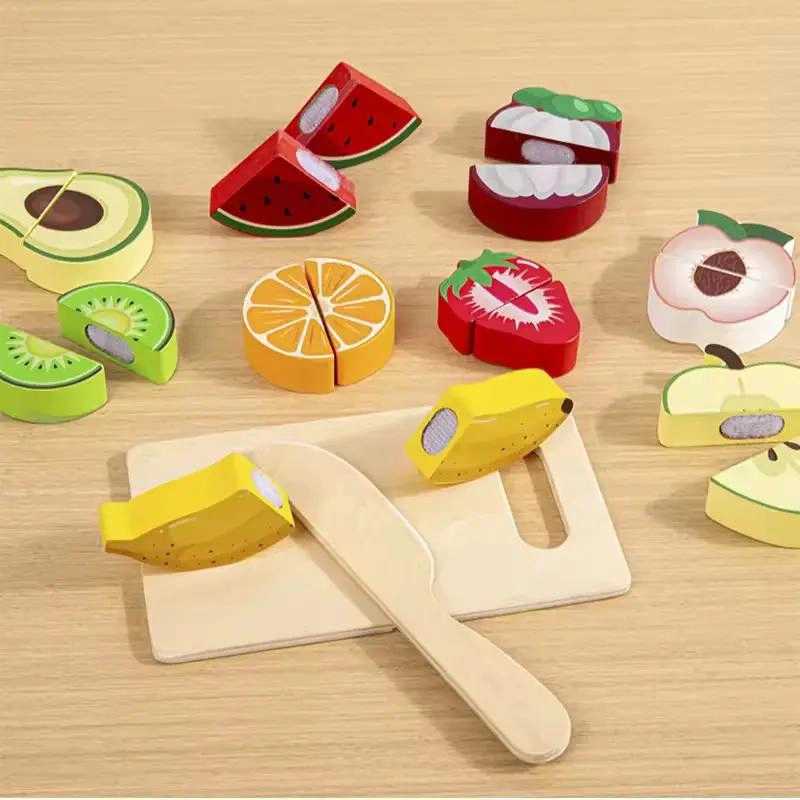 CORTA FRUTAS Y VEGETALES PARA NIÑOS CON ESTIMULACION MOTR - 1