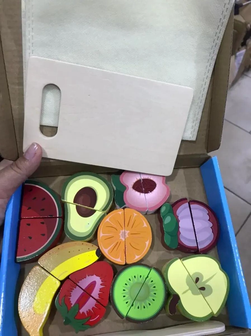 CORTA FRUTAS Y VEGETALES PARA NIÑOS CON ESTIMULACION MOTR - 4