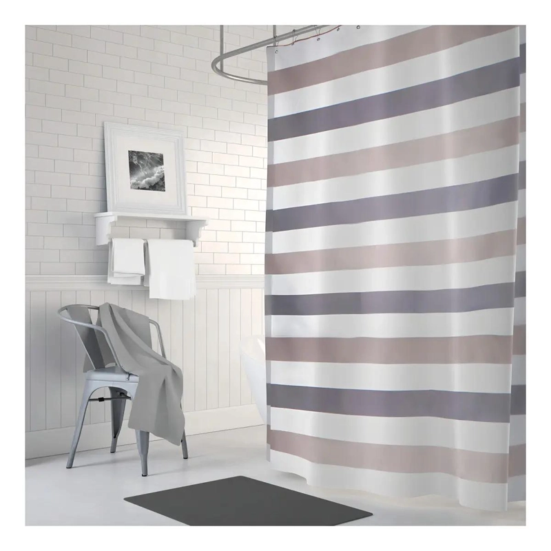 CORTINA DE BAÑO 180X180 CM COLOR LINEAL - 1