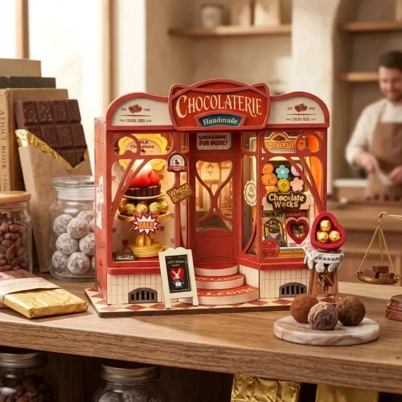 PUZZLE 3D TIENDA DE CHOCOLATES SWEET - 2