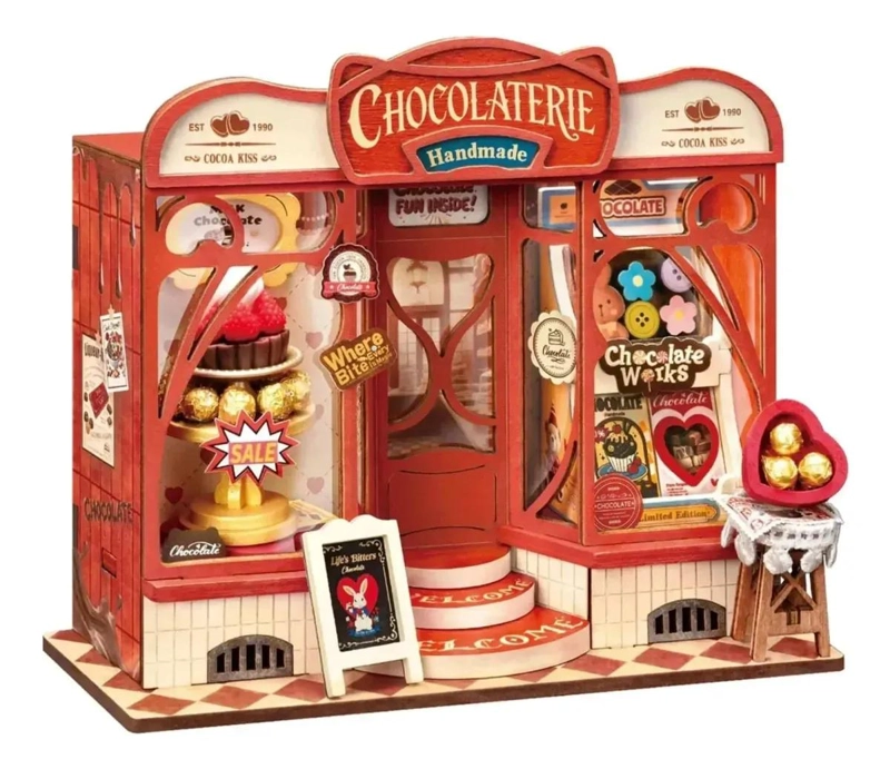 PUZZLE 3D TIENDA DE CHOCOLATES SWEET - 3
