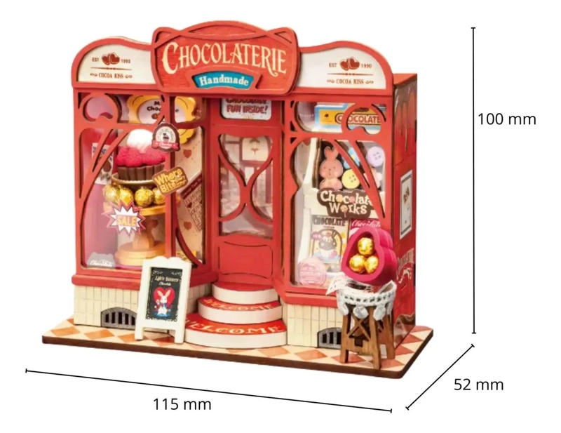PUZZLE 3D TIENDA DE CHOCOLATES SWEET - 4