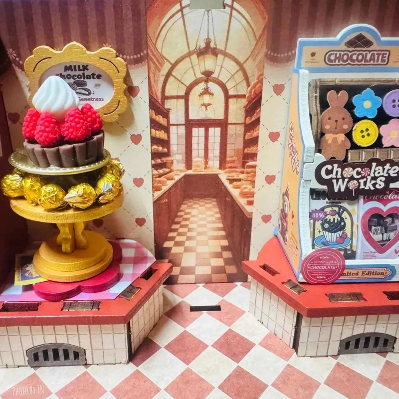 PUZZLE 3D TIENDA DE CHOCOLATES SWEET - 5